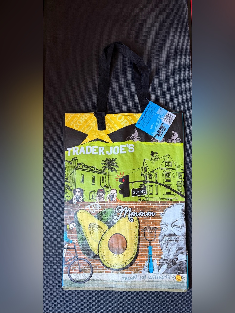 Authentic Brand New Trader Joe's Reusable Tote Bag 6 Gallon Capacity